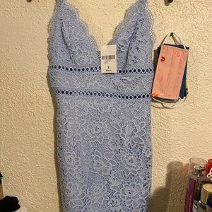 Forever 21 Blue Lace Dress